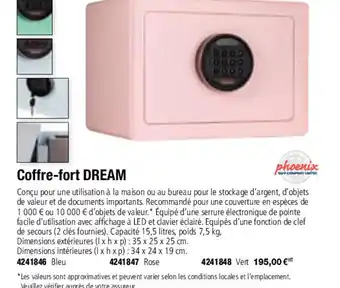 Coffret-Fort DREAM