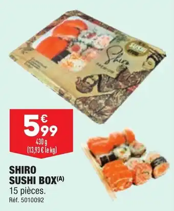 ALDI Shiro sushi box offre