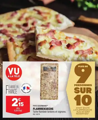 ALDI Flammekueche PAYS GOURMAND offre
