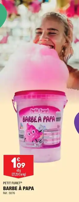 ALDI Barbe à papa PETIT FURET offre