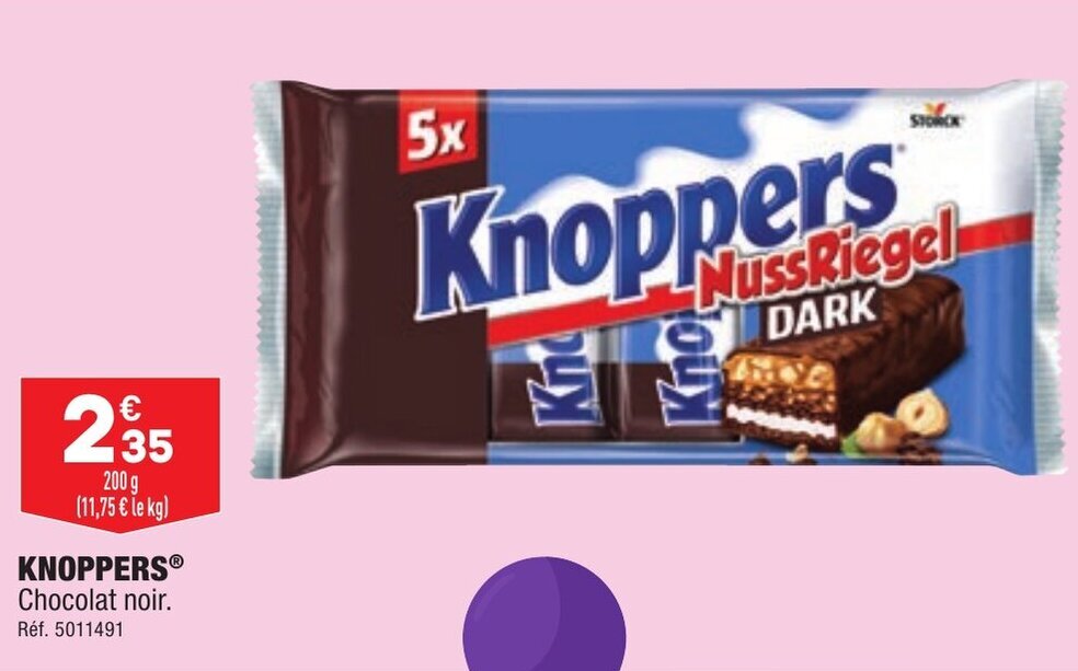 Promo Knoppers chez ALDI