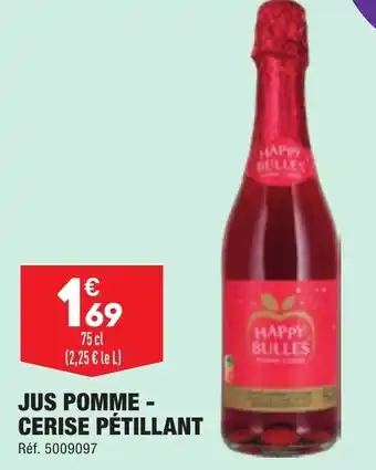 ALDI Jus pomme - cerise pétillant offre