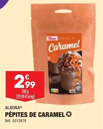 ALDI Pépites de caramel ALBONA offre