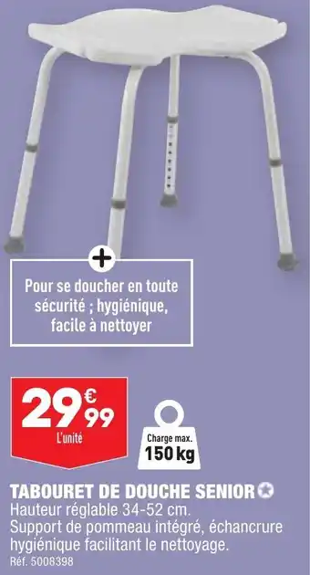 ALDI Tabouret de douche senior offre