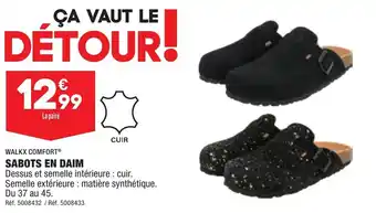 Sabots en daim WALKX COMFORT