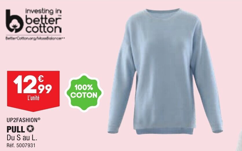 Promo Pull UP2FASHION chez ALDI