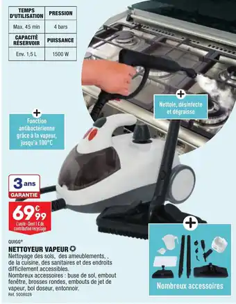 ALDI Nettoyeur vapeur offre