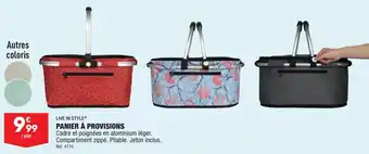 ALDI Panier à provisions LIVE IN STYLE offre
