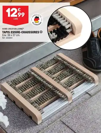 ALDI Tapis essuie-chaussures HOME CREATION LIVING offre
