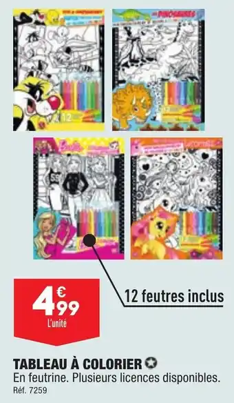 ALDI Tableau à colorier offre