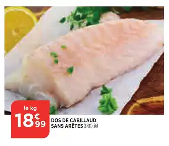 Bi1 Dos de cabillaud sans arêtes offre