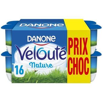 Auchan Velouté nature danone offre