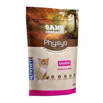 Auchan Croquettes pour châton sans céréales physyo offre