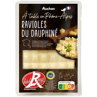 Auchan Ravioles du dauphiné label rouge auchan à table en france offre