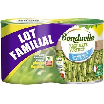 Auchan Flageolets verts bonduelle offre