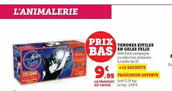 Tendres effiles  en gelee felix
