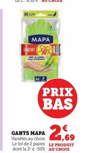 Super U Gants mapa offre