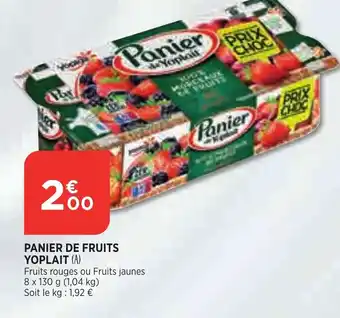 Bi1 Panier de fruits YOPLAIT offre