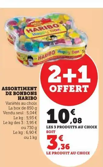 Super U Assortiment de bonbons haribo offre