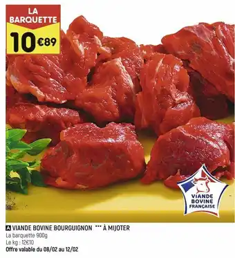 Leader Price A viande bovine bourguignon à mijoter offre
