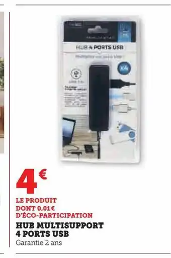 Hub multisuppor 4 ports usb