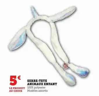 Serre-tête animaux enfant