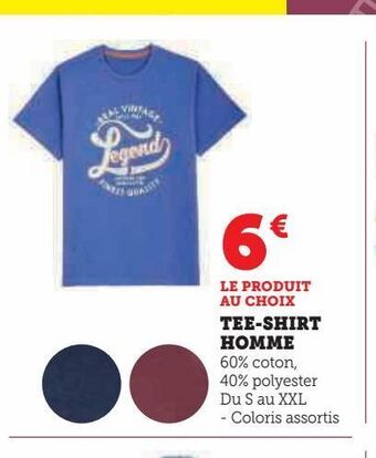 Hyper U Tee-shirt homme offre