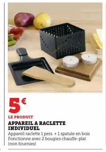 Appareil a raclette individuel