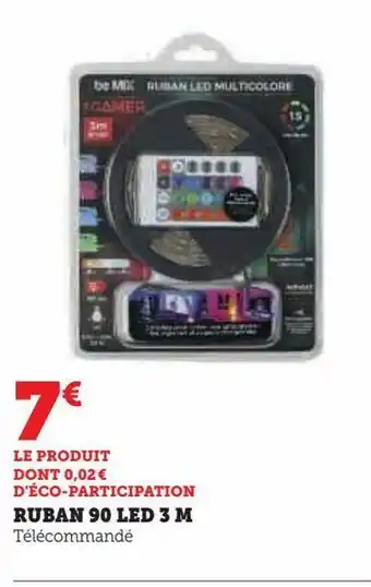 Ruban 90 led 3m