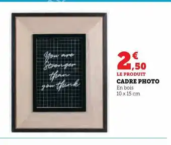 Hyper U Cadre de photo offre