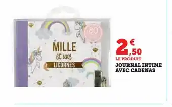Journal intime avec cadenas