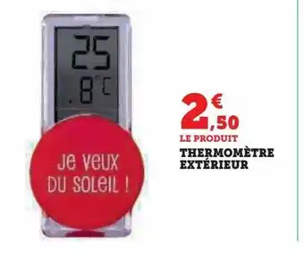 Thermomètre exterieur