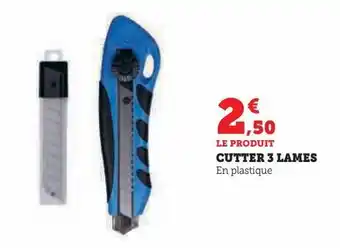 Cutter 3 lames