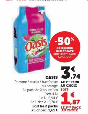 Hyper U Oasis offre