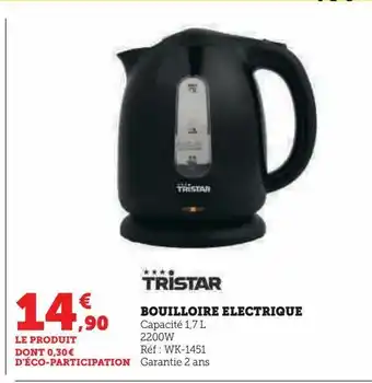 Hyper U Bouilloire electrique offre
