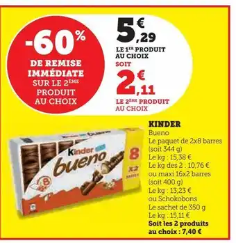 Hyper U Kinder offre