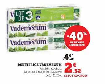 Hyper U Dentifrice vademecum offre