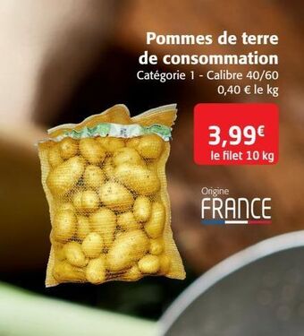 Colruyt Pommes de terre de consommation offre