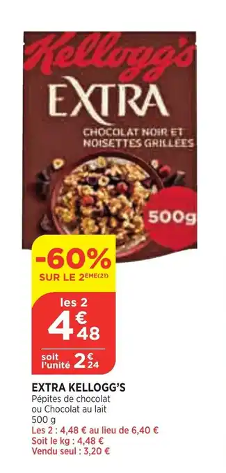Bi1 Extra KELLOGG'S offre