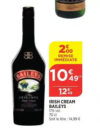 Bi1 Irish cream BAILEY'S offre