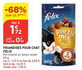 Bi1 Friandises pour chat FELIX offre