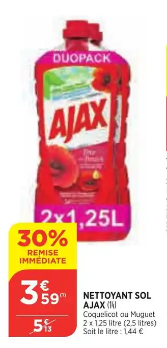 Nettoyant sol AJAX