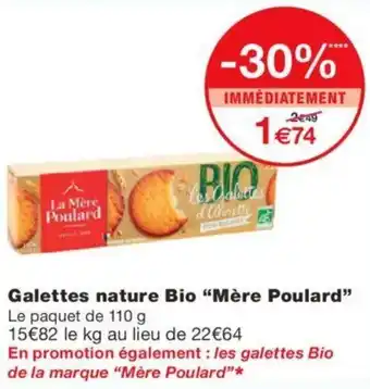 Galettes nature bio "MÈRE POULARD"