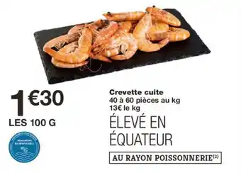 Crevette cuite