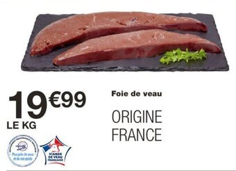 Monoprix Foie de veau offre