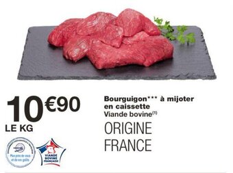 Bourguignon à mijoter en caissette