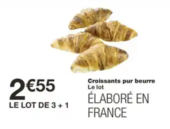 Monoprix Croissants pur beurre offre