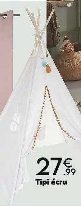 Maxi Bazar Tipi écru offre