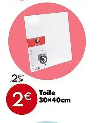Maxi Bazar Toile 30x40cm offre