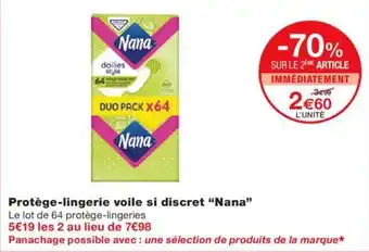 Monoprix Protège-lingerie voile si discret "Nana" offre